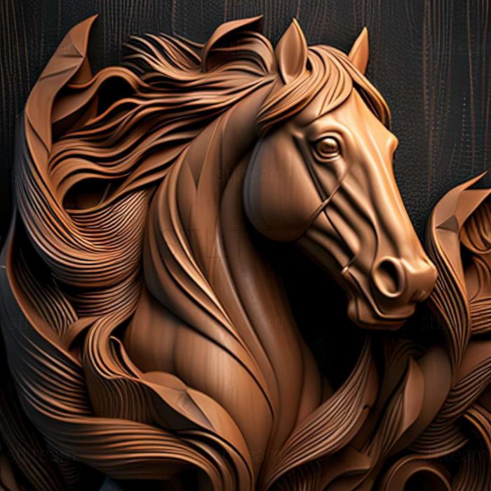 3D model Idol horse famous animal (STL)